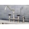 Kingston Brass KS1278PKXBS Duchess Bridge Kitchen Faucet W/Brass Sprayer, Brushed Nkl KS1278PKXBS - alternate 2